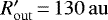 $R_{\mathrm{out}}\prime\,{=}\,130 \, \mathrm{au}$