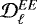 $\mathcal{D}_{\ell}^{EE}$
