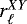 $r^{XY}_{\ell}$
