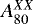 $A_{80}^{XX}$