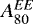$A_{80}^{EE}$