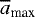$\overline{a}_{\textrm{max}}$