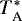 Mathematical equation: $T^{\ast}_{\textrm{A}}$