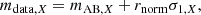 $$ \begin{aligned} m_{\mathrm{data},X} = m_{{\mathrm{AB},X}} + r_{\rm norm} \sigma _{1,{X}}, \end{aligned} $$