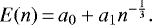 \begin{equation*}\centeringE(n)\,{=}\, a_{0} + a_{1}n^{-\frac{1}{3}}.\end{equation*}