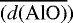 $\overline{(d(\rm AlO)})$
