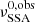 $ \nu^{0,\mathrm{obs}}_{\mathrm{SSA}} $