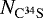 $N_{\mathrm{C^{34}S}}$