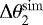 $\Delta\theta_2^{\mathrm{sim}}$