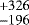 $^{+326}_{-196}$