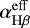 $\alpha^{\mathrm{eff}}_{\mathrm{H}\beta}$