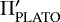 $\Pi_{\textrm{PLATO}}\prime$