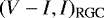 $(V-I, I)_{\textrm{RGC}}$