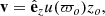 $$ \begin{aligned} \mathbf{v}=\hat{\mathbf{e}}_z u(\varpi _o)z_o, \end{aligned} $$