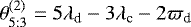 $\theta_{5:3}^{(2)} = 5\lambda_{\textrm{d}} - 3\lambda_{\textrm{c}} - 2\varpi_{\textrm{d}}$
