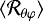 $\langle \mathcal{R}_{\theta\varphi} \rangle$