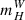 $ {m}_{{H}}^{{W}} $