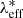 $ \lambda^*_{\text{eff}} $