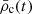 $ \bar{\rho}_{\mathrm{c}}(t) $