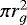 $\pi r_g^2$