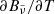 $ {{\partial}}B_{{\tilde{\nu}}}/{{\partial}}T $