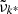 $ {{\tilde{\nu}}}_{k^*} $