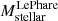 $ M^{\mathrm{Le Phare}}_{\mathrm{stellar}} $