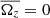 $ \overline{\Omega_z} = 0 $