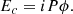 $$ \begin{aligned} E_c = iP\phi . \end{aligned} $$