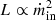 $ L \propto \dot{m}_{\mathrm{in}}^2 $