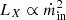 $ L_X \propto \dot{m}_{\mathrm{in}}^2 $