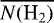 $\overline{ N(\textrm{H}_{2}) }$