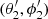 $ (\theta^\prime_2,\phi^\prime_2) $