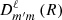 $ D_{{m^{\prime}}m}^{\ell}\left(R\right) $