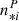 $ n^P_{*i} $