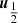 $ {\boldsymbol{u}}_{\tfrac12} $