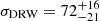 $ \sigma_{\mathrm{DRW}} = 72^{+16}_{-21} $