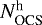 $N_{\textrm{OCS}}^{\textrm{h}}$