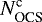 $N_{\textrm{OCS}}^{\textrm{c}}$