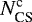 $N_{\textrm{CS}}^{\textrm{c}}$
