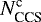 $N_{\textrm{CCS}}^{\textrm{c}}$
