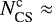 $N_{\textrm{CS}}^{\textrm{c}}\approx$