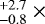 $^{+2.7}_{-0.8}~\times$