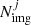 $ N^j_{\mathrm{img}} $