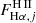 $ F_{\mathrm{H\alpha},j}^{\mathrm{{H\,{\small{\text{II}}}}}} $
