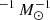 $ ^{-1}\,M_{\odot}^{-1} $