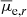 $ \overline{\mu}_{\mathrm{e},r} $