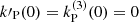 $ k{\prime}_{\mathrm{P}}(0)=k^{(3)}_{\mathrm{P}}(0)=0 $