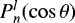 $P_n^l(\cos\theta)$