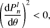 \begin{equation*} \left(\frac{\textrm{d} P_n^l}{\textrm{d}\theta}\right)^2<0, \end{equation*}